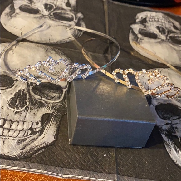 Accessories - B2G1 Two silver & gold tiara headbands